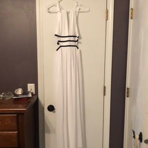 Express white flowy dress